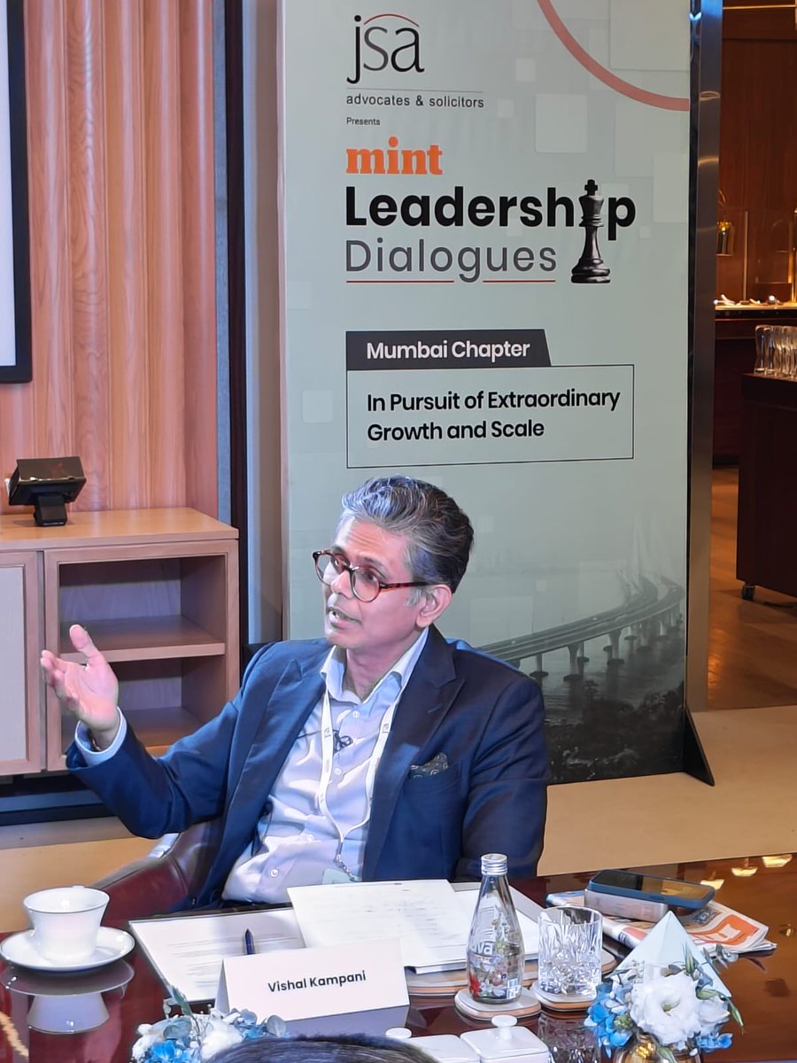 Mint (@livemint) on Twitter photo #MintLeadershipDialogues | "The focus of everybody—government and private sector—should be on GDP growth," says Vishal Kampani, Vice Chairman & Managing Director, JM Financial.
<a href="/JSALawIndia/">JSA Advocates & Solicitors</a>
Catch the details here! đź”—
events.livemint.com/event/mint-lea… #MintLeadershipDialogues | "The focus of everybody—government and private sector—should be on GDP growth," says Vishal Kampani, Vice Chairman & Managing Director, JM Financial.
<a href="/JSALawIndia/">JSA Advocates & Solicitors</a>
Catch the details here! đź”—
events.livemint.com/event/mint-lea…