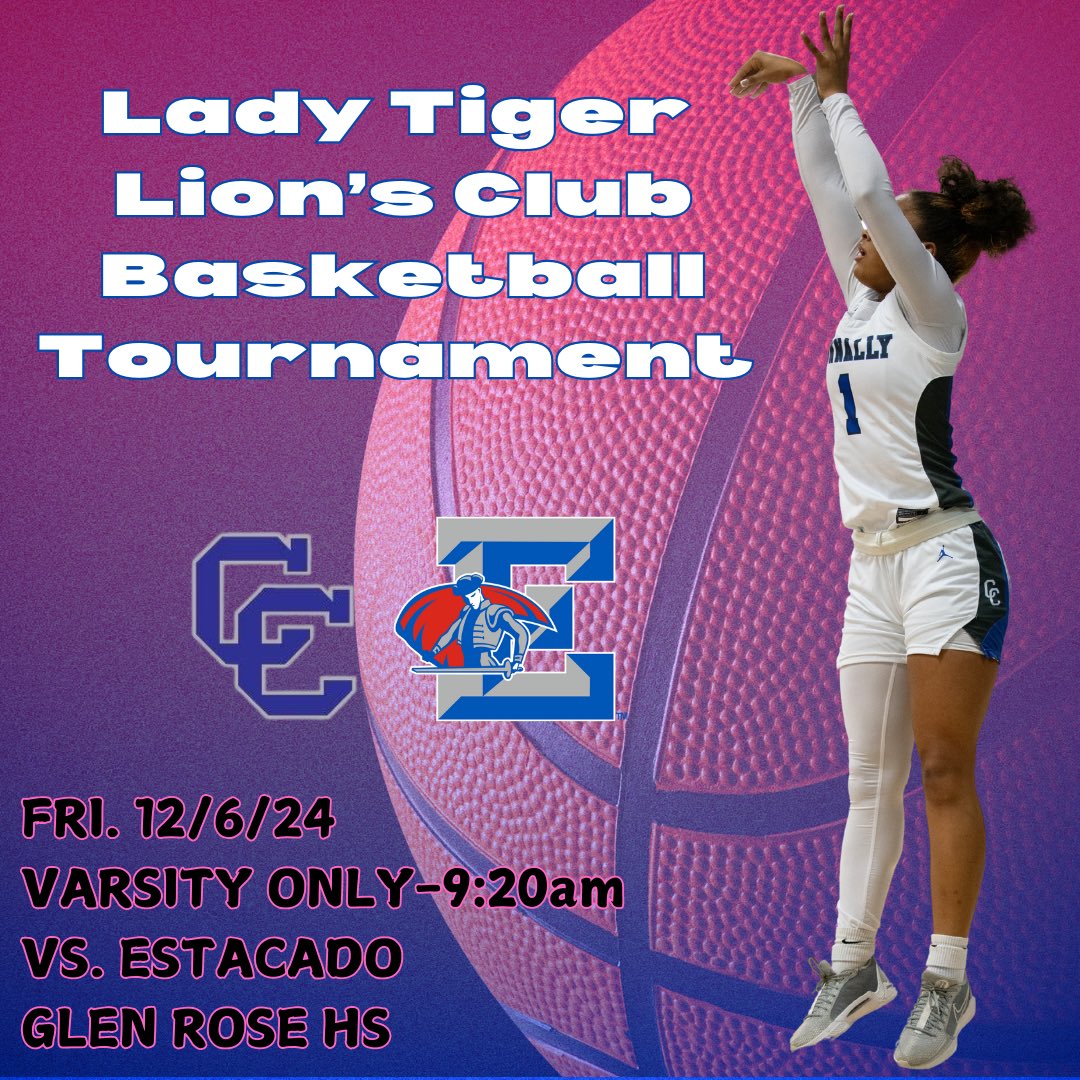 Waco Connally Girls Basketball🏀 (@ladycadet_hoops) on Twitter photo G A M E D A Y 🏀🤍💙
🆚: <a href="/Estacado_Sports/">Estacado HS Athletics</a>
📍: Glen Rose HS
⏰: 9:20am
#NDNR <a href="/reeeeeupppppp/">Coach Snell 2.0</a> <a href="/GerikTerry/">Terry Gerik</a> <a href="/ConnallyISD/">Connally ISD</a> <a href="/CCadetAthletics/">Connally Athletics</a> <a href="/connally_hs/">Connally High School</a>
<a href="/Kiyanamoore1/">Ki’yana Moore</a> <a href="/chasiddyfluker/">Chasiddyballout35</a> <a href="/BowWowVal/">Valerie</a> <a href="/MinnittTynia/">Tynia “Nia” Minnitt</a> G A M E D A Y 🏀🤍💙
🆚: <a href="/Estacado_Sports/">Estacado HS Athletics</a>
📍: Glen Rose HS
⏰: 9:20am
#NDNR <a href="/reeeeeupppppp/">Coach Snell 2.0</a> <a href="/GerikTerry/">Terry Gerik</a> <a href="/ConnallyISD/">Connally ISD</a> <a href="/CCadetAthletics/">Connally Athletics</a> <a href="/connally_hs/">Connally High School</a>
<a href="/Kiyanamoore1/">Ki’yana Moore</a> <a href="/chasiddyfluker/">Chasiddyballout35</a> <a href="/BowWowVal/">Valerie</a> <a href="/MinnittTynia/">Tynia “Nia” Minnitt</a>