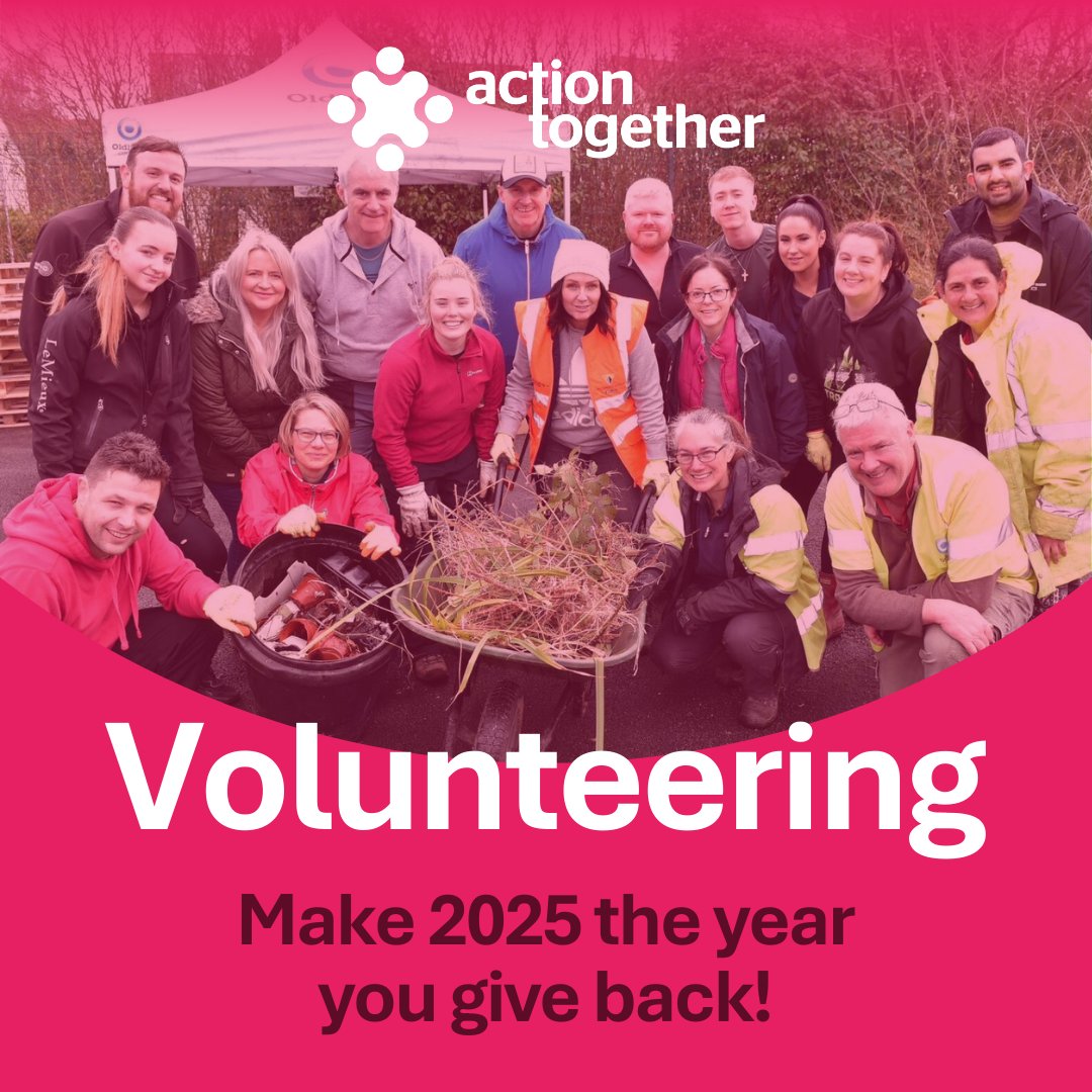Action Together (@weacttogether) on Twitter photo ๐ Start the year with purpose: volunteer and make a difference in 2025!
โญOur Volunteering teams can help you find an opportunity that is right for you
๐Get in touch and make 2025 the year you give back!
โญ Call us on 0161 339 2345 or email volunteering@actiontogether.org.uk ๐ Start the year with purpose: volunteer and make a difference in 2025!
โญOur Volunteering teams can help you find an opportunity that is right for you
๐Get in touch and make 2025 the year you give back!
โญ Call us on 0161 339 2345 or email volunteering@actiontogether.org.uk