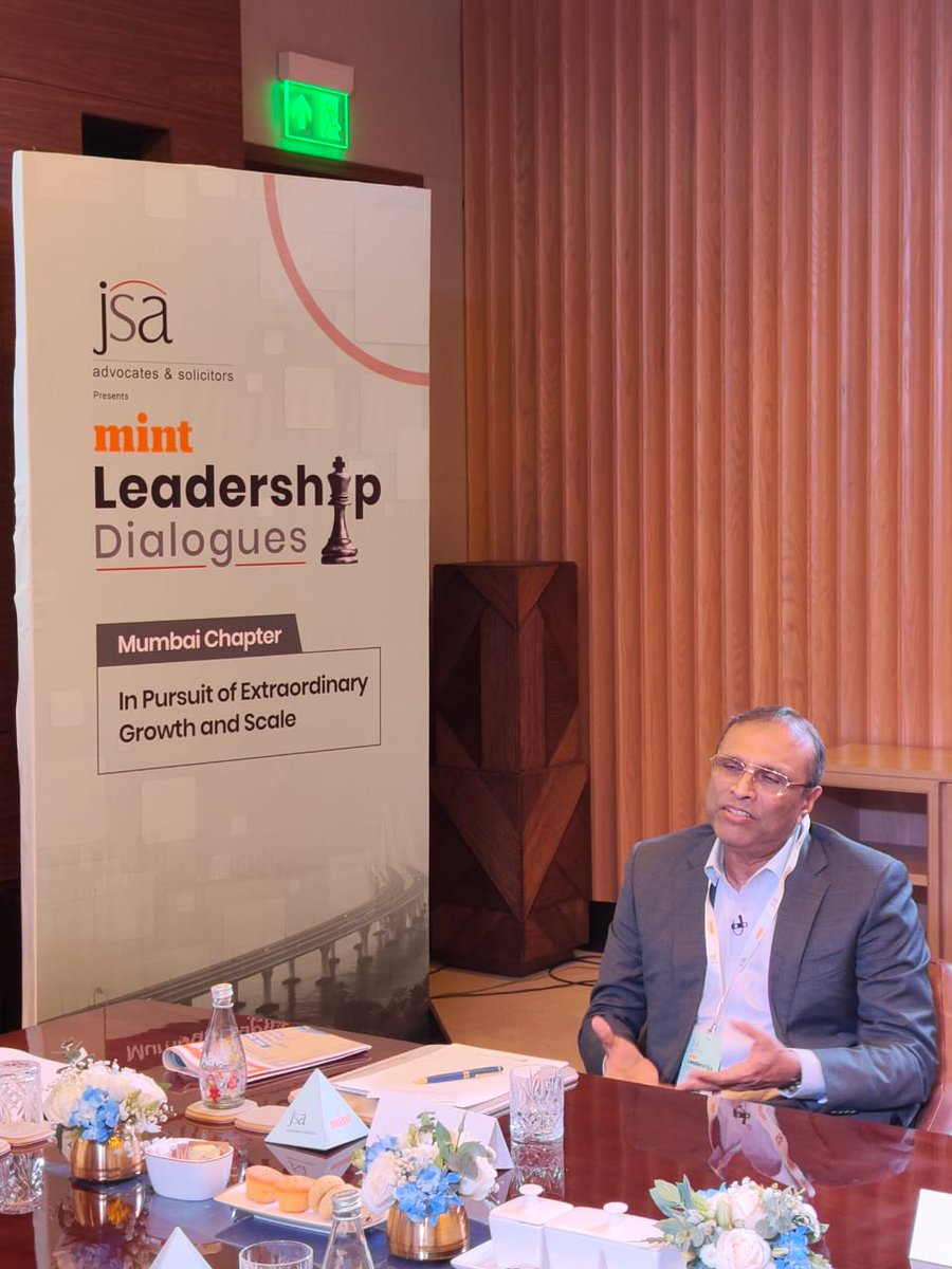 Mint (@livemint) on Twitter photo #MintLeadershipDialogues | "People intensity in manufacturing has decreased. When it comes to MSMEs, you need large firms to create an ecosystem of small firms around them," says Satish Pai, Managing Director, Hindalco Industries.
<a href="/JSALawIndia/">JSA Advocates & Solicitors</a>
Catch the details here! đź”— #MintLeadershipDialogues | "People intensity in manufacturing has decreased. When it comes to MSMEs, you need large firms to create an ecosystem of small firms around them," says Satish Pai, Managing Director, Hindalco Industries.
<a href="/JSALawIndia/">JSA Advocates & Solicitors</a>
Catch the details here! đź”—