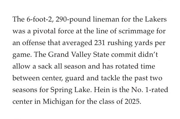 Honored to be named First Team MLive Muskegon Area Dream Team! 

<a href="/JVanDykeMLive/">Josh VanDyke</a> <a href="/coachmallory2/">Cody Mallory</a> <a href="/bradbezGVSU/">Brad Bez</a>