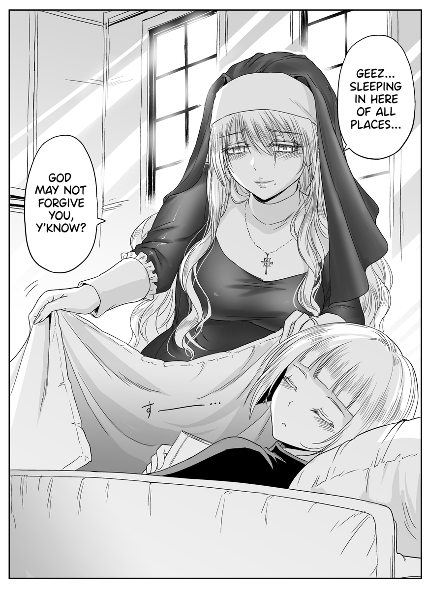 @man_Arihred English version! [A sleeping monk, a devil and the Sister with Strength] (1/2) 