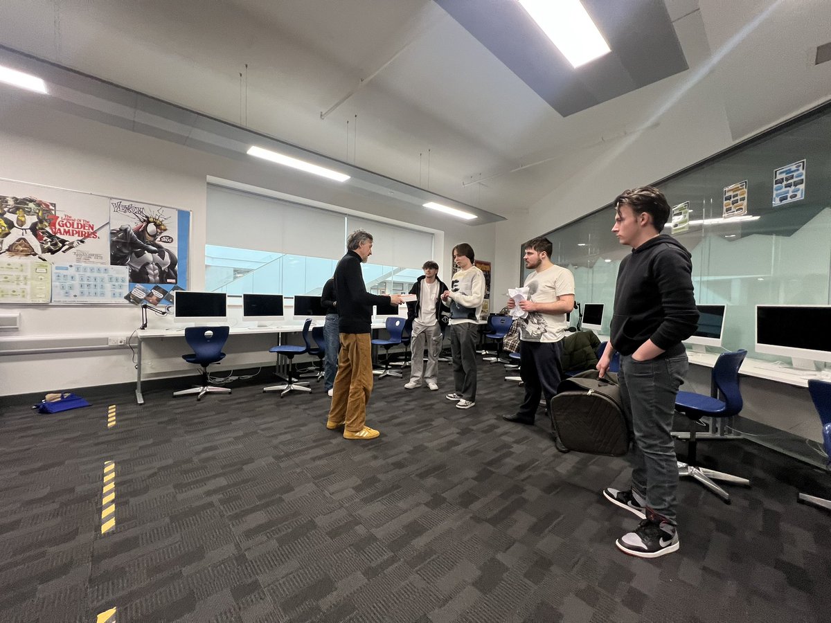 TCMT_Digital's tweet image. A big thank you to @BFI for delivering a very insightful session to our second year, Level 3 Creative Media learners today!