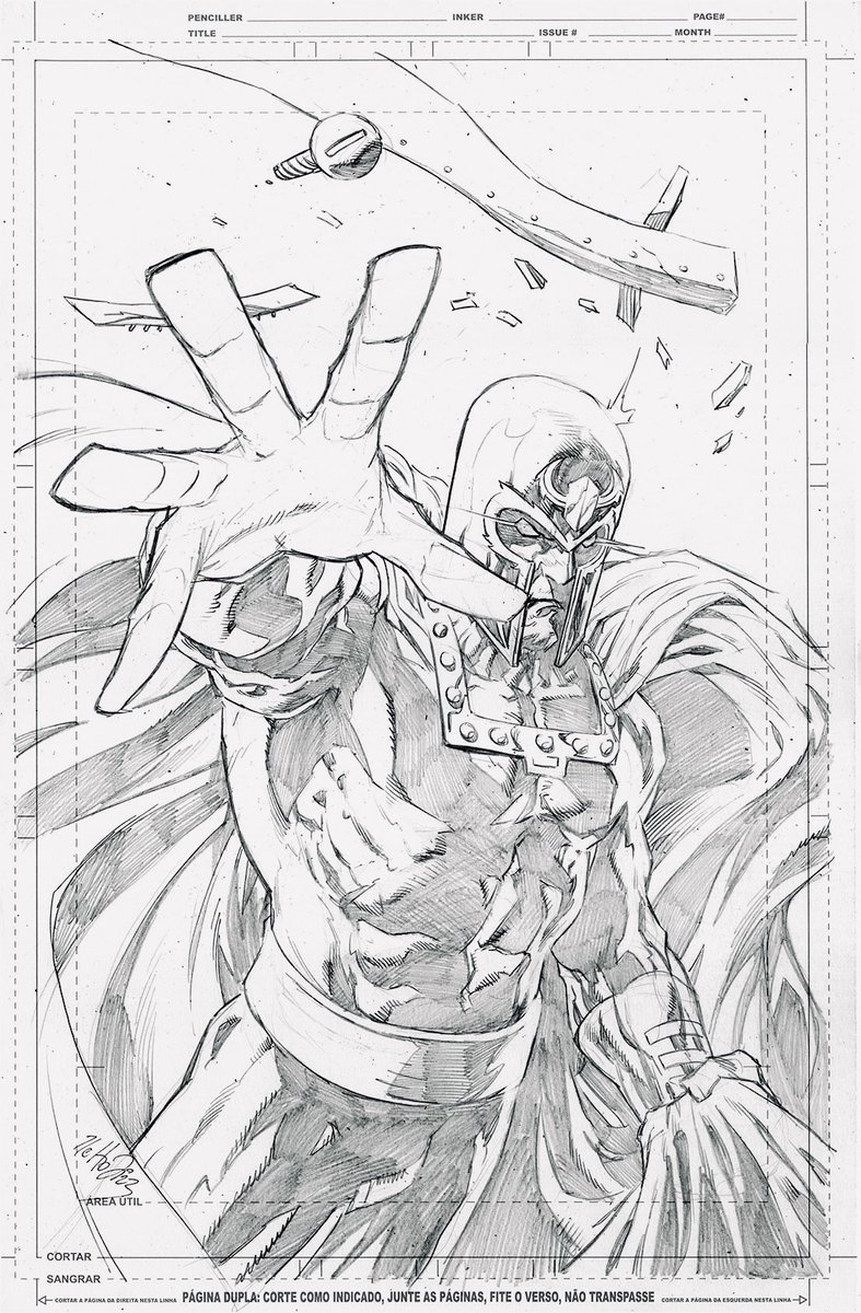Magneto pinup. <a href="/MarvelComicsHQ/">Marvel Comics</a>