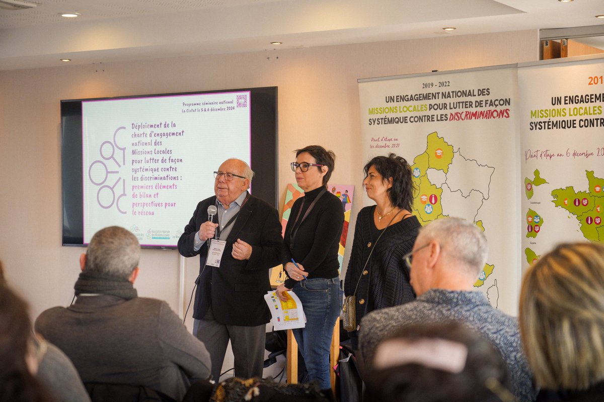 🤝 Cette rencontre rassemble les représentants des Missions Locales de toute la France, des experts et intervenants engagés dans la lutte systémique contre les discriminations. Un moment privilégié pour découvrir les actions concrètes déployées au quotidien par ce réseau engagé.