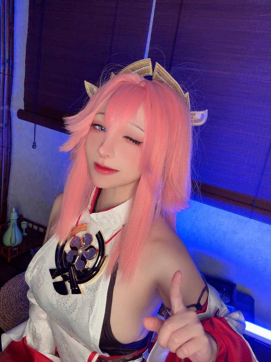 🦊
#原神 #genshinimpact #八重神子 #コスプレ https://t.co/k544BD0A1E