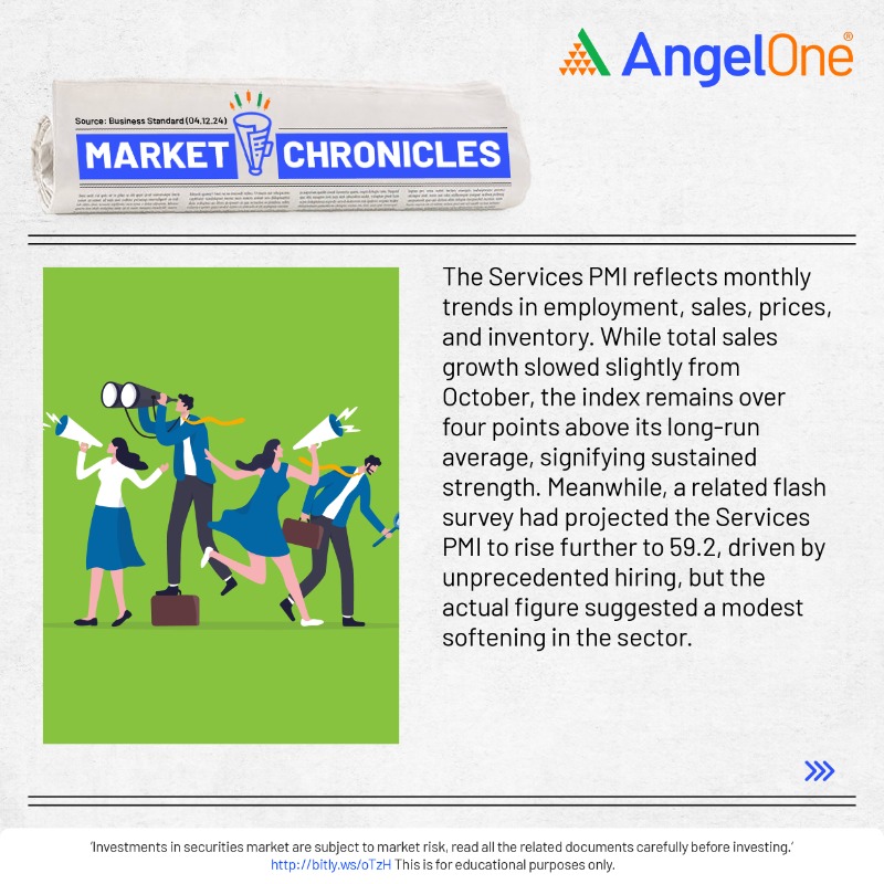AngelOne's tweet photo. Did you know? Indiaโs services sector just recorded it fastest hiring growth in 19 years! ๐ผ Swipe through for a closer look at the trends.
#AngelOne #MarketChronicles #IndianEconomy