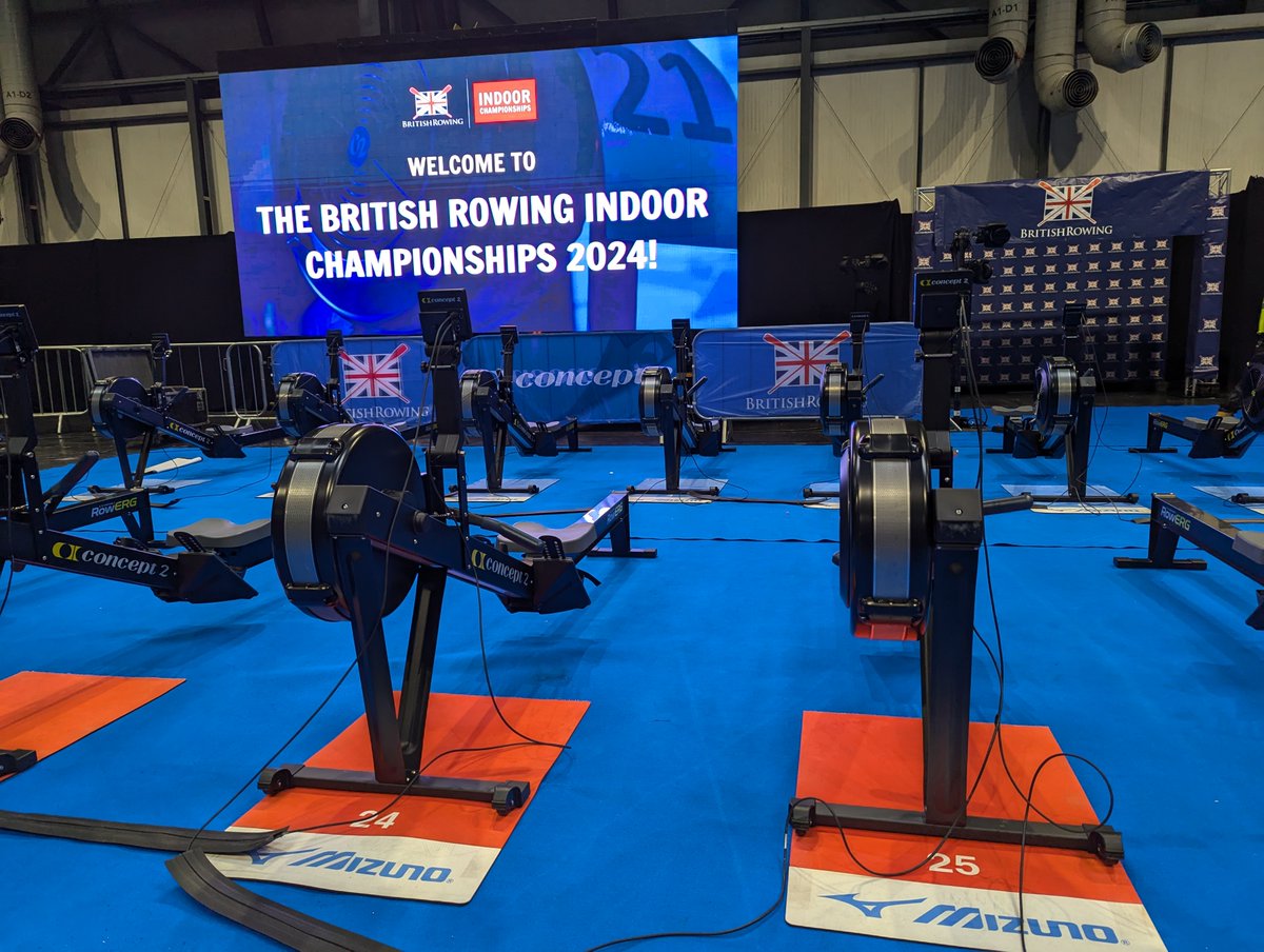 BRIC loading in 3...2...

Indoor rowing stops for no one - we'll be at the NEC tomorrow for the 2024 British Rowing Indoor Championships where almost 1,800 competitors will race for gold🥇

Stay safe whilst travelling and we'll see you on the race floor💪

britishrowing.org/events/events-…