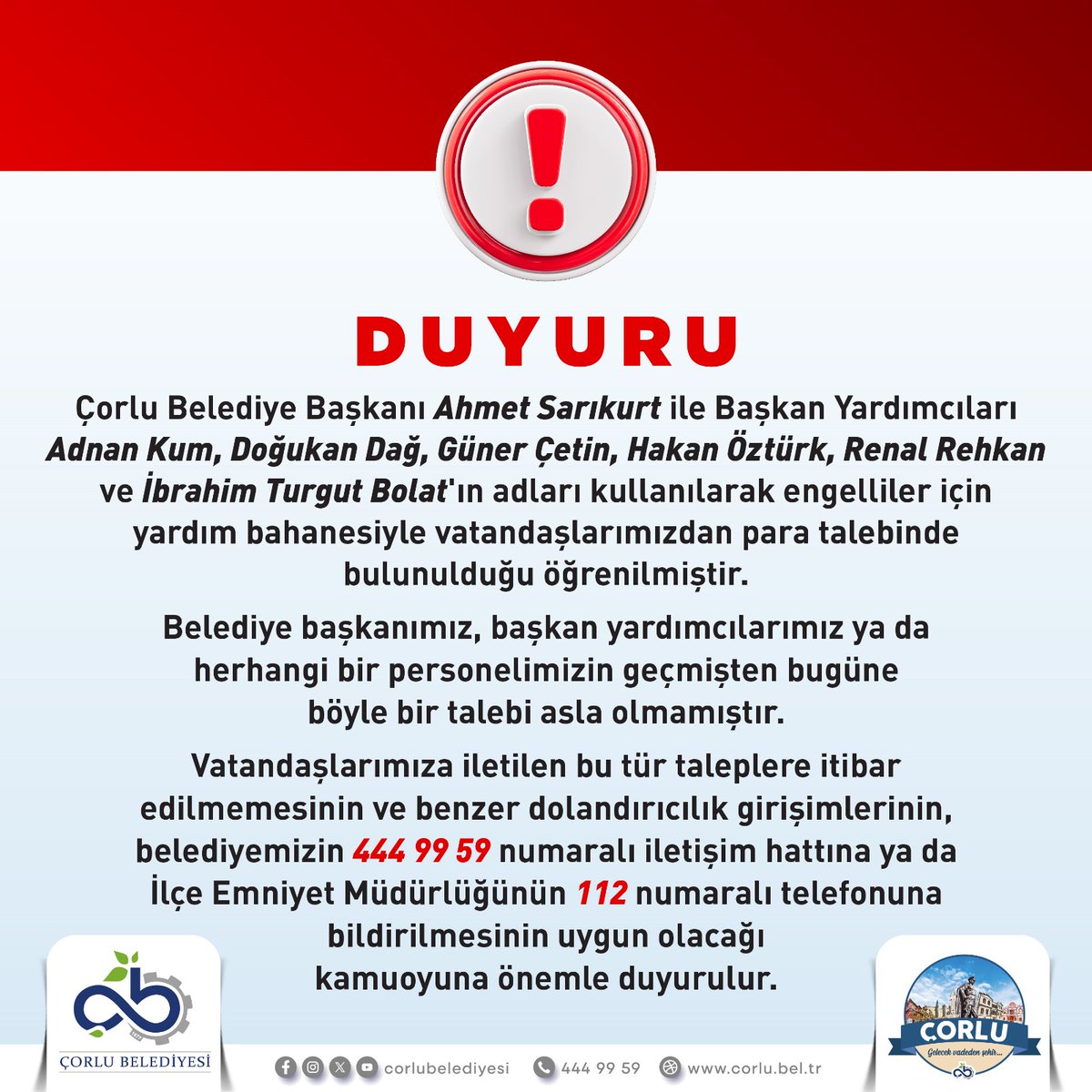CorluBelediyesi's tweet photo. https://t.co/yeYOCKmSN7
