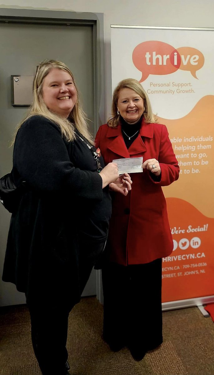 📷 Spreading Holiday Cheer with the Rotary Club of St. John’s Northwest! 📷
Yesterday, Regina Russell from our club proudly delivered $5,075 to both Thrive and the Single Parent Association of NL as part of our Christmas Giving initiative. #serviceaboveself