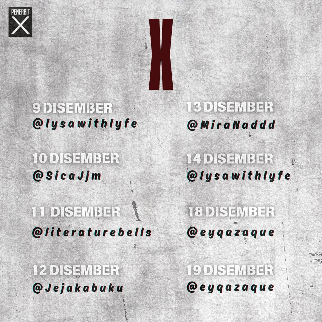 ✨Booktour LEaDiNG LEDANG &amp; Rentas✨

Sukacita Penerbit-X ingin berkongsi jadual booktour untuk dua novel baru terbit. 

Berbaki beberapa hari sahaja lagi, booktour novel LEaDiNG LEDANG dan Rentas akan bermula yang
akan melibatkan beberapa rakan pembaca. 

Mari kita sama-sama