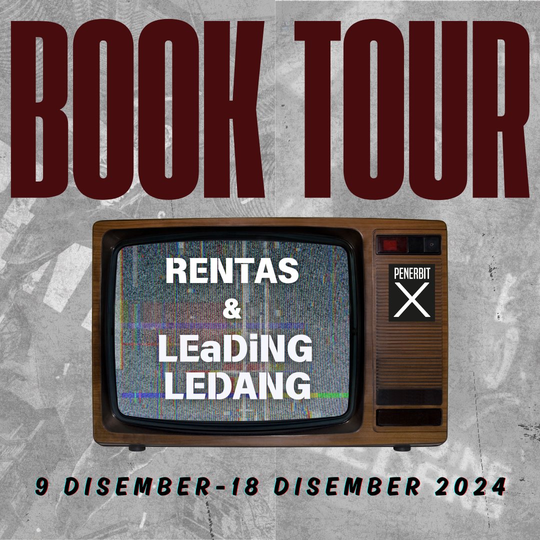 PenerbitX's tweet photo. ✨Booktour LEaDiNG LEDANG & Rentas✨

Sukacita Penerbit-X ingin berkongsi jadual booktour untuk dua novel baru terbit. 

Berbaki beberapa hari sahaja lagi, booktour novel LEaDiNG LEDANG dan Rentas akan bermula yang
akan melibatkan beberapa rakan pembaca. 

Mari kita sama-sama nantikan ulasan mereka di  platform media sosial seperti Instagram, X, dan Tiktok.

#PXReadsbeyondreality #readsbeyondreality #nadiperjuanganbahasa #24tahunmemandaikanbangsa #jelahajbukupts #booktokmalaysia #fiksyen #newbook #timetravel #fiction #leadingledang #rentas #novel #malaysiamembaca