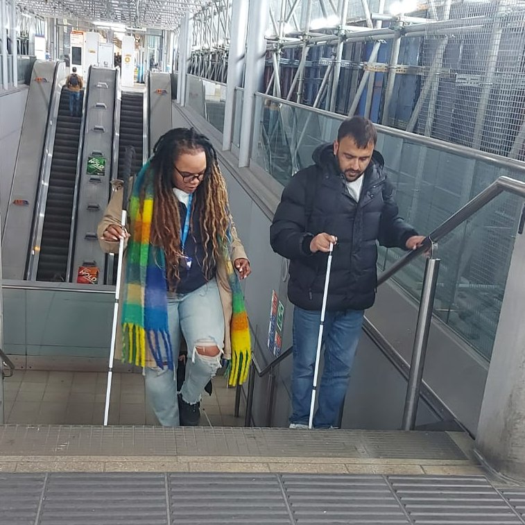 We wrapped up our mobility training course this year with a hands-on adventure at Canning Town Station!💙🧡

We applied everything  we learnt over the past 5 weeks, to practice how to navigate the station and use buses safely. It’s amazing to see how far everyone has come!

Thank