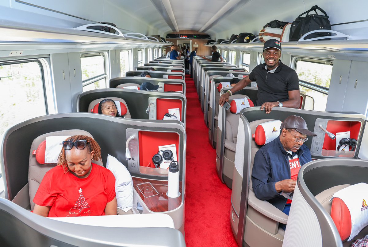 Wamkazini's tweet photo. Kenyan Members of Parliament are heading to Mombasa aboard the Standard Gauge Railway (SGR) to participate in the East African Legislative Assembly (EALA) Games. This annual event promotes regional integration by bringing together parliaments from the eight East African Community (EAC) member States.
Kenyans your taxes are overworking