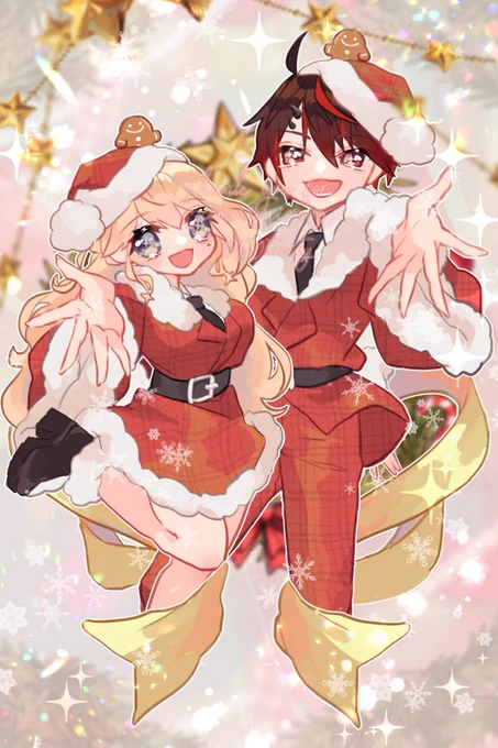 引用元①クリスマス・リース量産 オーダーありがとうございましたこちら新規オーダーも受付中です #有償依頼 #量産依頼 #イラストオーダー #有償アイコン #有償依頼受付中 #ペア画