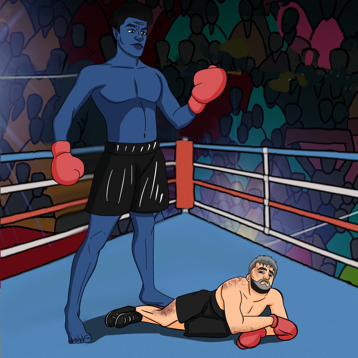 Ansem_Bitboy's tweet photo. Who are you for today? 
Blue Aladdin Ansem or old bag Bitboy? https://t.co/Y4V2cQMu5t