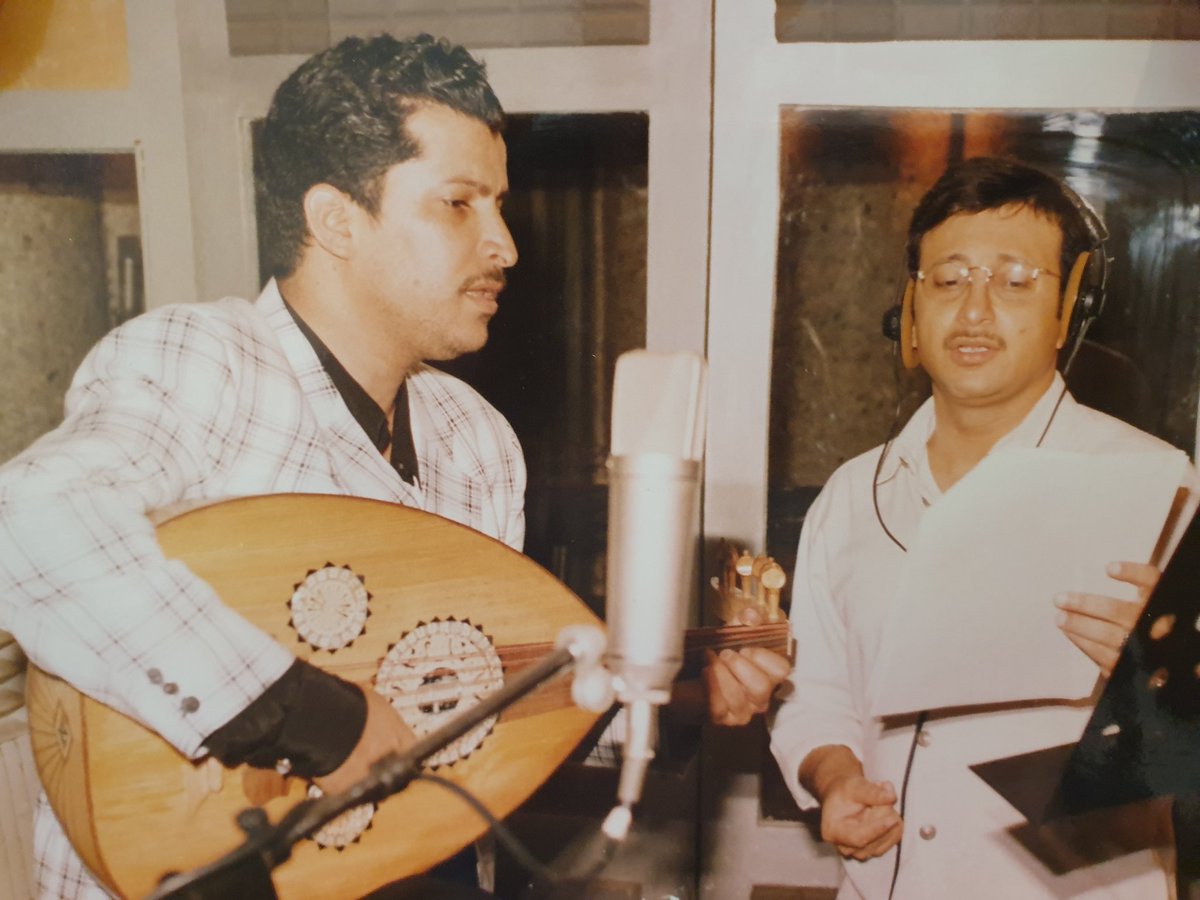 #ارشيف_الملحن_خالدالعليان 
مع الفنان ابراهيم عبدالله