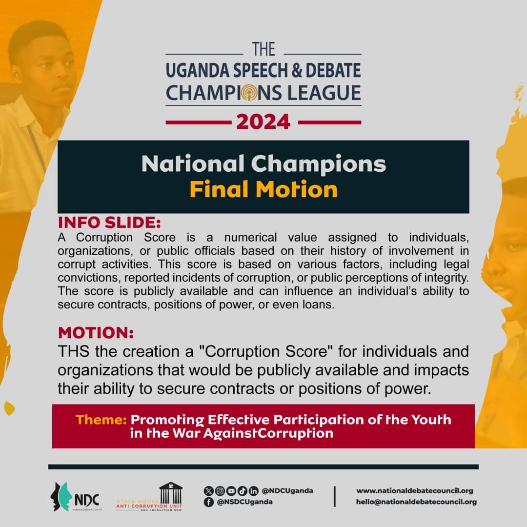 National Debate Council, Uganda (NDC) tweet media