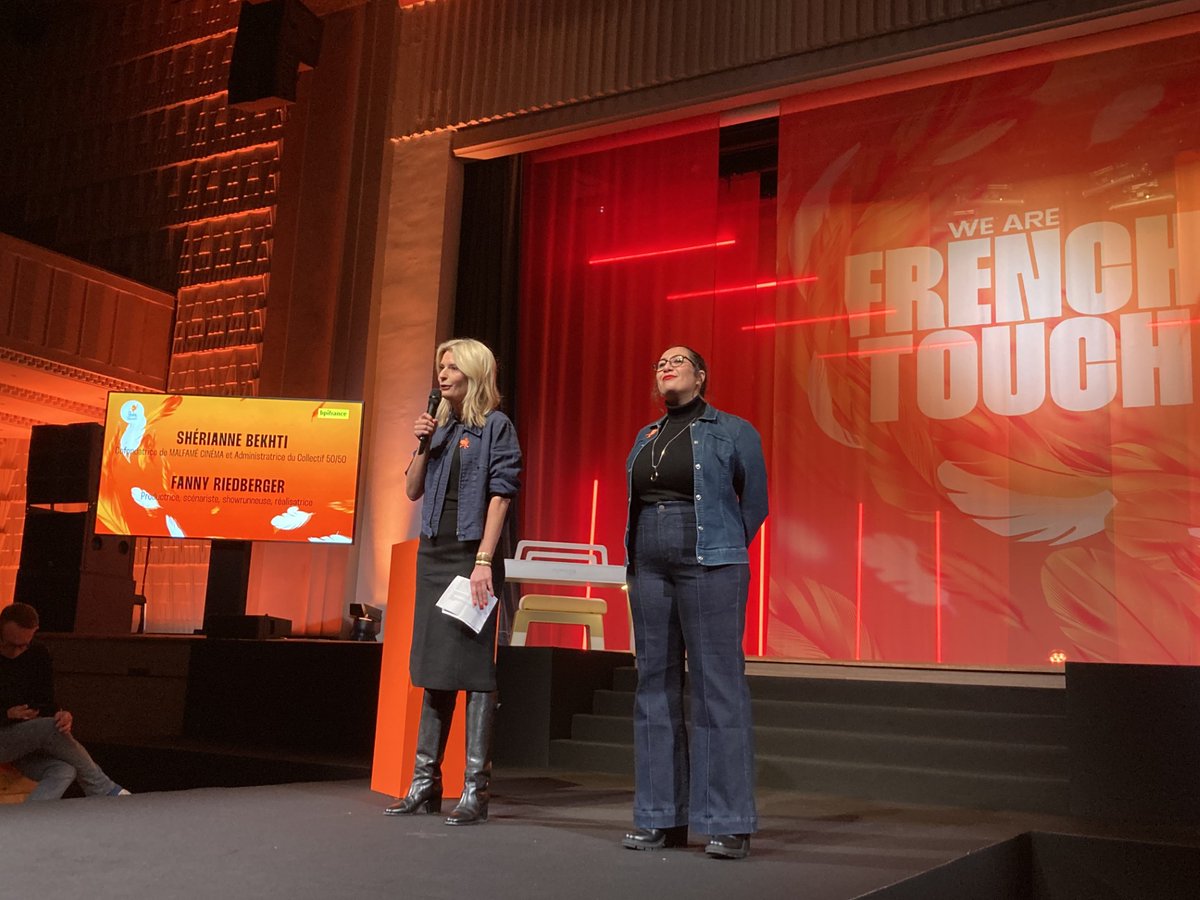 We Are French Touch : une conversation inspirante sur l'engagement et la diversité dans l’audiovisuel !
 
La semaine passée, Fanny Riedberger, productrice chez Habanita Federation, a pris la parole aux côtés de Sherianne Leïla Bekhti, productrice chez Malfamé et lauréate du