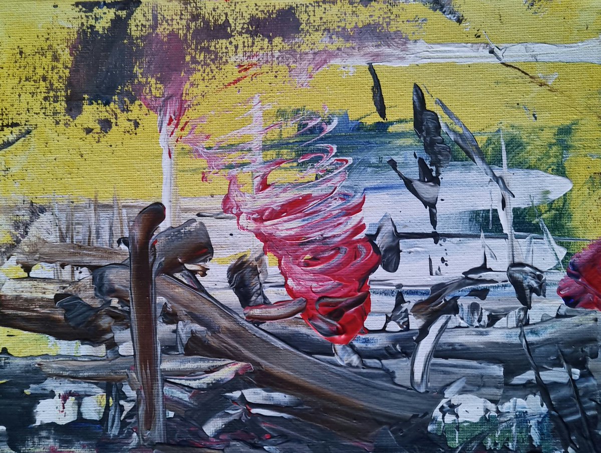 anmueller99's tweet photo. Make Some Noise - 20241206byam - 18x24cm - acrylic on canvas -  title and music by @beastieboys - painting by @anmueller99 - #art #music #streetart #graffiti #abstractexpressionism
https://t.co/kp4FBp5Pnd https://t.co/RPQwW1VaTM