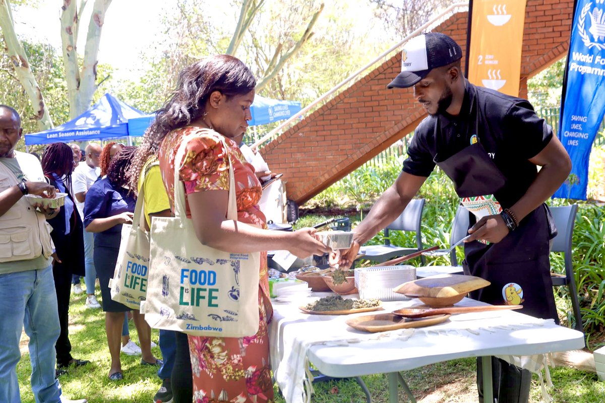 terrymap1's tweet photo. From Village 6 to Cooking for the United Nations World Food Program 🥺 @WFP_Zimbabwe i am beyond honored. I will forever remember this day. Shout out to my boys for delivering excellent service. We keep dreaming. Thank you God and everyone who said #FambaTerry🙏🏿❤️❤️ #KwaTerry https://t.co/Foh9KVpZWD