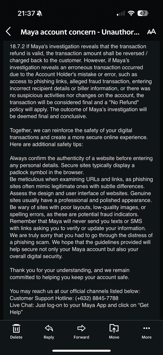 taradiddles's tweet photo. @mayaofficialph is the worst digital bank there is. Your system and security are the ones that’s f**ked up pero wala kayong liability. Parang client blaming pa. Parang alam na alam nyo na flawed ang system nyo to put up such clause sa T&amp;C nyo *slow clap*. https://t.co/hnekLC4C6v