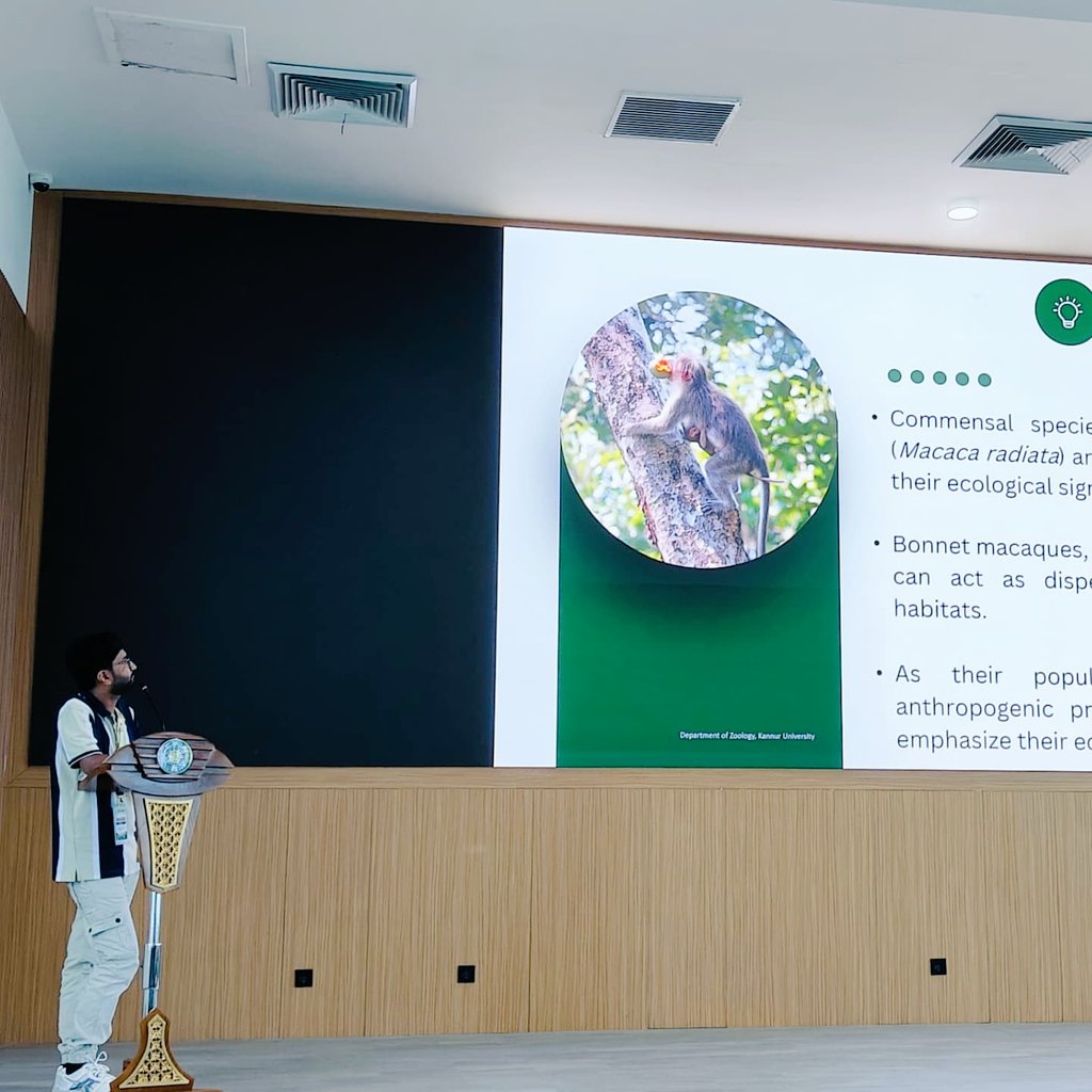 At Asian Primate Symposium, Medan, Indonesia:
Presenting about the role of macaques in seed dispersal