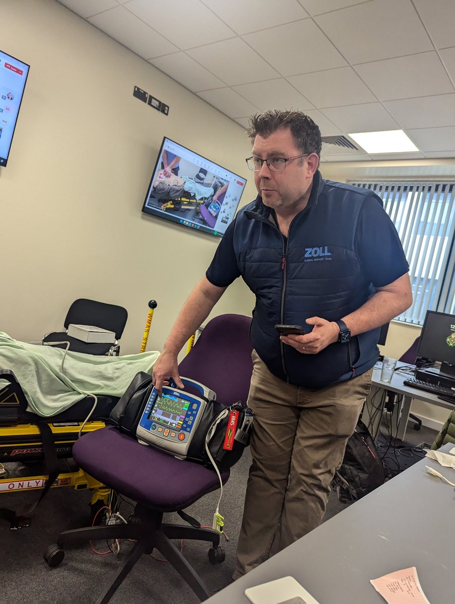 Peter Bowles (@wmaspeterbowles) on Twitter photo Excellent <a href="/WMASMERIT/">WMAS MERIT</a> Critical Care Car Governance Day run by <a href="/peter_pa1edw/">Pete off the Trauma Desk</a>
Workshops by <a href="/zollemsfire/">ZOLL EMS and Fire</a> <a href="/NGParkes83/">Neal Parkes 🇺🇦🕊</a> (an old mentor of mine!) covered cardioversion, pacing & CPR feedback pad
Great learning & hopefully the same for the <a href="/OFFICIALWMAS/">West Midlands Ambulance Service #HelpUsHelpYou</a> clinicians that access remotely.. Excellent <a href="/WMASMERIT/">WMAS MERIT</a> Critical Care Car Governance Day run by <a href="/peter_pa1edw/">Pete off the Trauma Desk</a>
Workshops by <a href="/zollemsfire/">ZOLL EMS and Fire</a> <a href="/NGParkes83/">Neal Parkes 🇺🇦🕊</a> (an old mentor of mine!) covered cardioversion, pacing & CPR feedback pad
Great learning & hopefully the same for the <a href="/OFFICIALWMAS/">West Midlands Ambulance Service #HelpUsHelpYou</a> clinicians that access remotely..
