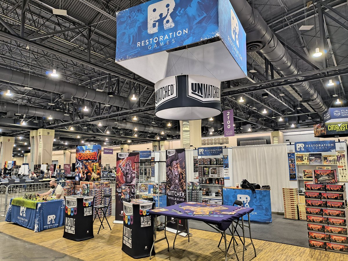 Asdruval Cifuentes (@retroboardgamer) on Twitter photo Pax Unplugged day 1
Stop by the <a href="/RestorationGame/">Restoration Games</a> booth 2033 and check out Thunder Road Vendetta Carnival of Chaos Pax Unplugged day 1
Stop by the <a href="/RestorationGame/">Restoration Games</a> booth 2033 and check out Thunder Road Vendetta Carnival of Chaos