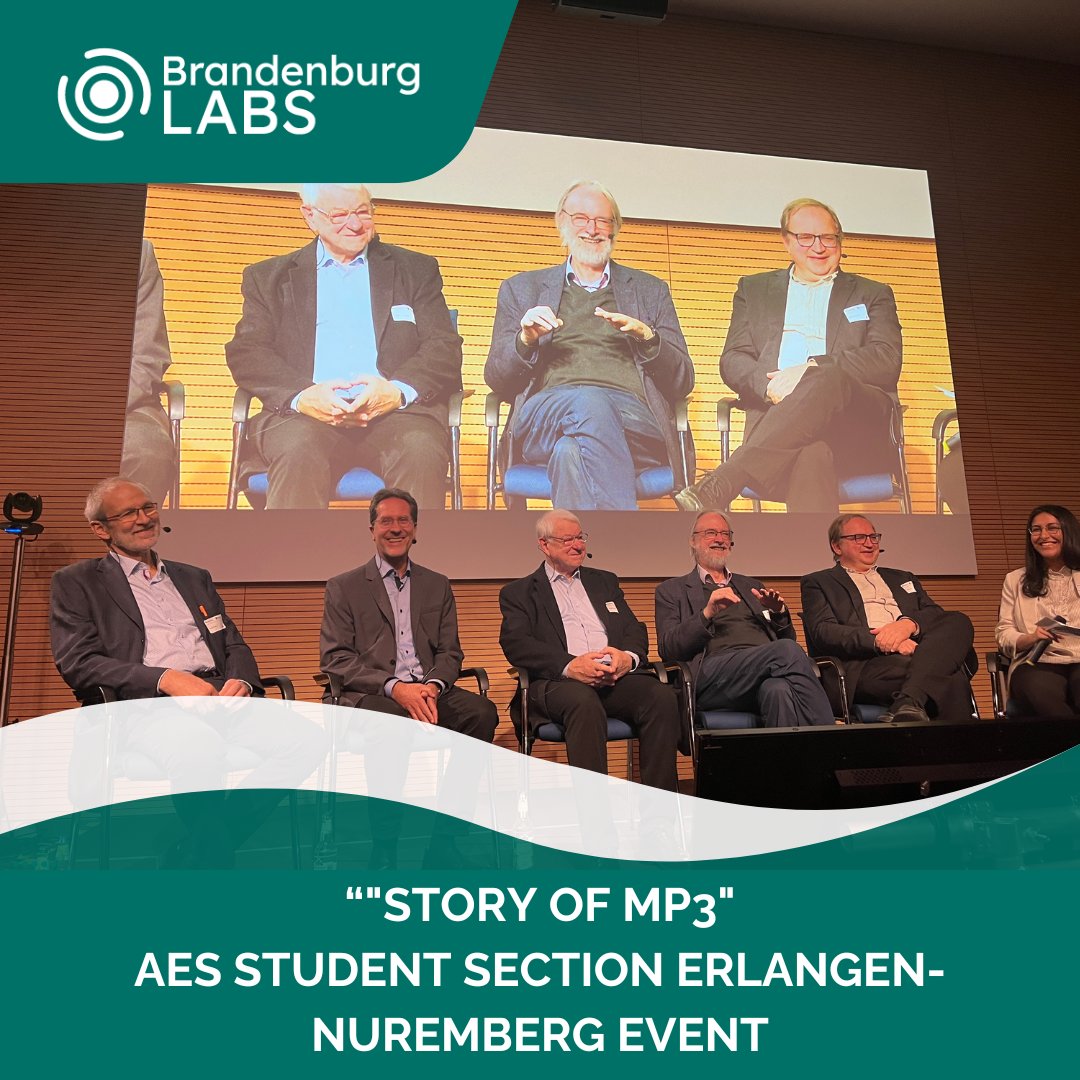 BrandenburgLabs's tweet photo. Last week, our CEO, Prof. Karlheinz Brandenburg, had the honor of participating as a speaker at the AES Student Section Erlangen-Nuremberg event, "Story of MP3," hosted by @FraunhoferIIS. Read more: https://t.co/ELouUFOdvU
#BrandenburgLabs #BLS #KarlheinzBrandenburg #AES #MP3 https://t.co/iszdNQL6ky