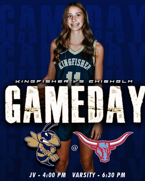 🏀GAMEDAY 🏀
🆚 Chisholm
🗓️ TODAY
⏰ JV 4:00 Varsity 6:30
📍Chisholm High School