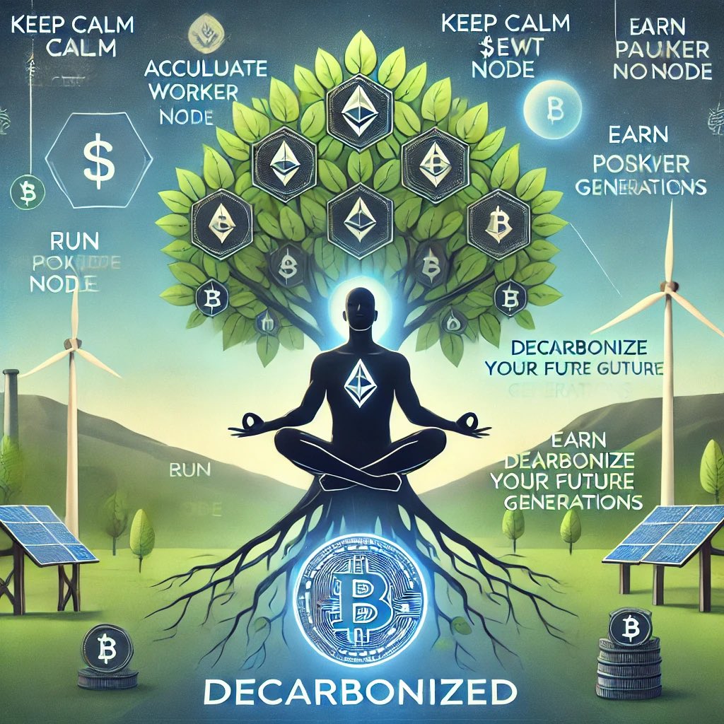 CrypticDimensi1's tweet image. A simple hack for a #DECARBONIZED future 

- KEEP CALM
- ACCUMULATE $EWT
- RUN #WORKERNODES
- EARN PASSIVE INCOMES DURING BULL OR BEAR
- #DECARBONIZE YOUR FUTURE GENERATIONS
