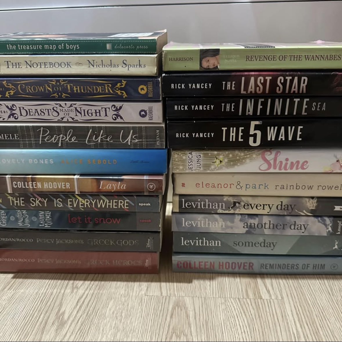 __cheesedogg's tweet photo. Most books are pre-loved!
Kindly PM for the condition

RFS: declutterring &amp; need 💸

The Treasure Map of Boys - 100
The Notebook - SOLD
Beasts Made of Night set (BN) - 500
People Like Us - 200
Lovely Bones HB - 150
Colleen Hoover set - 800 (Layla &amp; RoH)

wts lfb books https://t.co/F4ZPTEdgwD