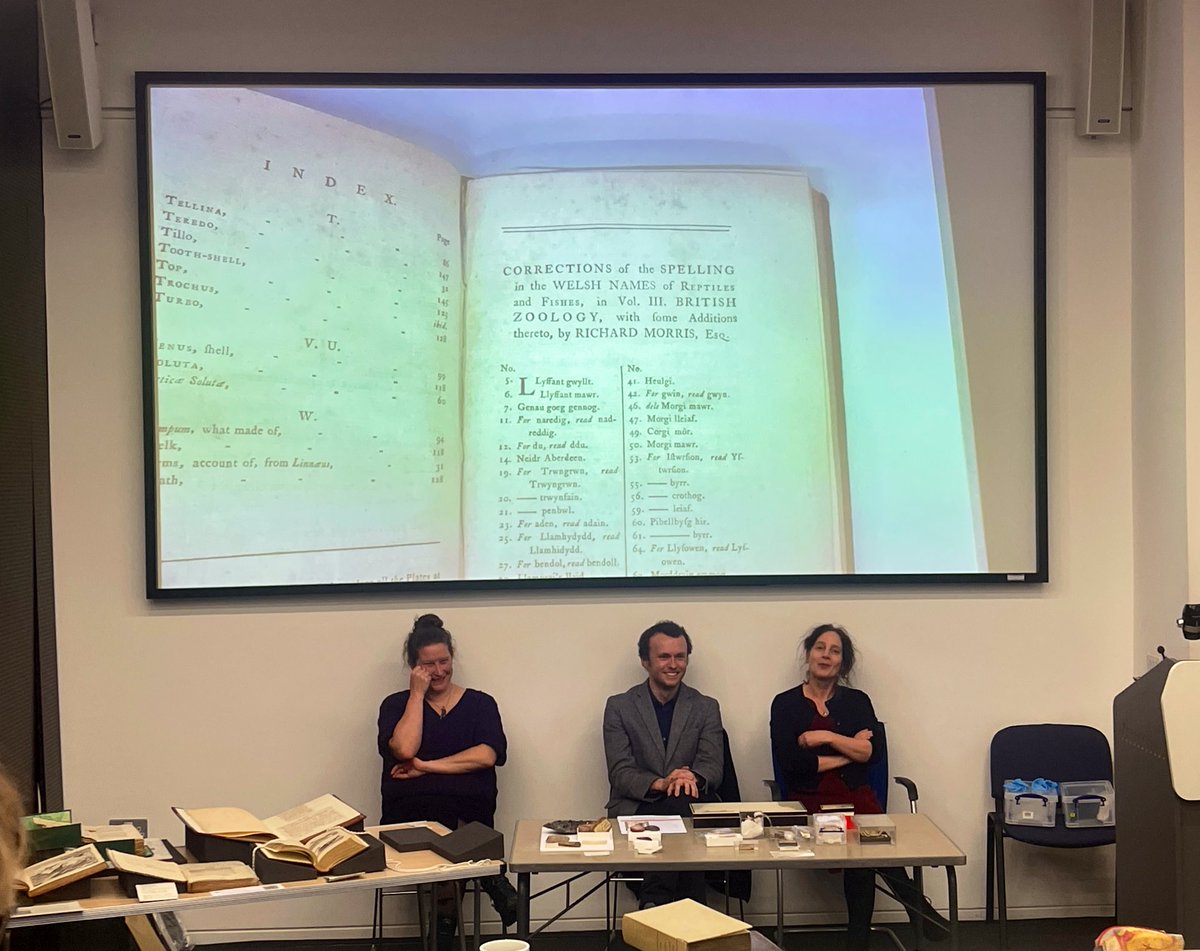 Brycchan Carey (@brycchan) on Twitter photo Continuing a fascinating day at the Natural History Museum 'Collections and Culture' meeting, <a href="/StephHoltNH/">Stephanie Holt</a>, <a href="/EdwinRose3/">Edwin Rose</a>, and Mary-Ann Constantine enjoy a show and tell session on Thomas Pennant’s books and collections held by the museum. Continuing a fascinating day at the Natural History Museum 'Collections and Culture' meeting, <a href="/StephHoltNH/">Stephanie Holt</a>, <a href="/EdwinRose3/">Edwin Rose</a>, and Mary-Ann Constantine enjoy a show and tell session on Thomas Pennant’s books and collections held by the museum.