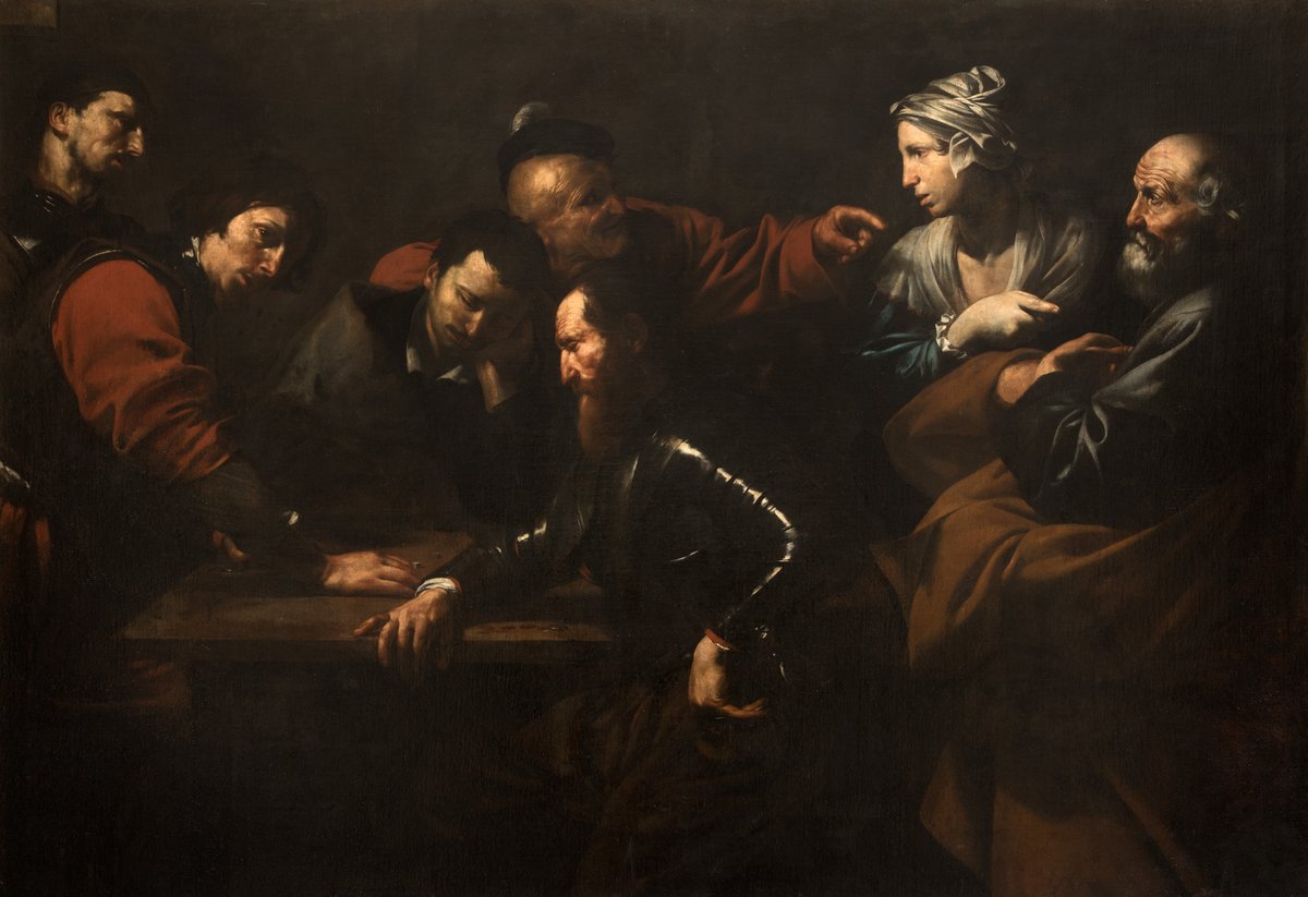 À voir au #PetitPalais : "Le Reniement de saint Pierre"
Cette toile mêle clair-obscur et scènes des bas-fonds de Rome, capturant le drame du reniement avec une profondeur poignante 🌗

📆Ribera, Ténèbres et lumière : jusqu’au 23 février 2025
💳Réservation: billetterie-parismusees.paris.fr/selection/time…