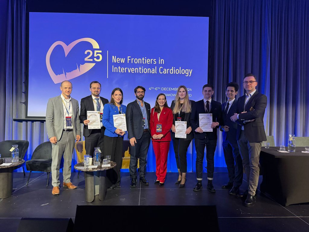 EAPCIPresident's tweet photo. #Joint session of the #EAPCI @escardio Young Committee & #PolishCardiacSociety at @NficKrakow 🇵🇱

⭐️#casebased competition between 2 teams 

⭐️#freemembership  to the winners 🏆🏆🏆🏆

@MarioIannaccon8 @aleks_gasecka @iwanczyk_sylwia @PawelGasiorMD @PiotrSzolc @MartaBujak @arek_pietrasik @ProfDDKardiolog @LegutkoJacek