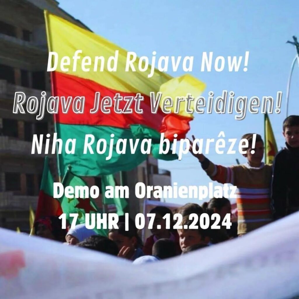 OncemoreEncore's tweet image. Morgen, 17h Oplatz Berlin:
Demo für Rojava vom Kurdischen Frauenbüro
Ceni e. V.
#b0712 #Riseup4Rojava