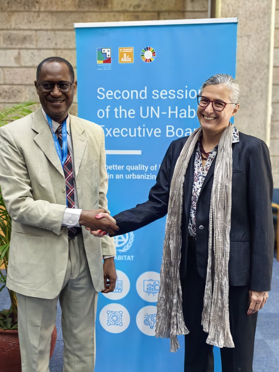Anacláudia Rossbach (@anacludiarossb1) on Twitter photo I would like to express my sincere gratitude to our chair <a href="/Arch_Dangiwa/">Arc Ahmed Dangiwa</a> for his exemplary leadership and collaboration, evident throughout these deliberations.
I look forward to our continued partnership as we advance UN-Habitat’s vital mission. I would like to express my sincere gratitude to our chair <a href="/Arch_Dangiwa/">Arc Ahmed Dangiwa</a> for his exemplary leadership and collaboration, evident throughout these deliberations.
I look forward to our continued partnership as we advance UN-Habitat’s vital mission.
