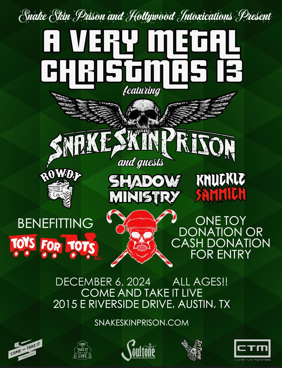 bit.ly/vmc13ssp 2Nite! <a href="/SnakeSkinPrison/">Snake Skin Prison</a>