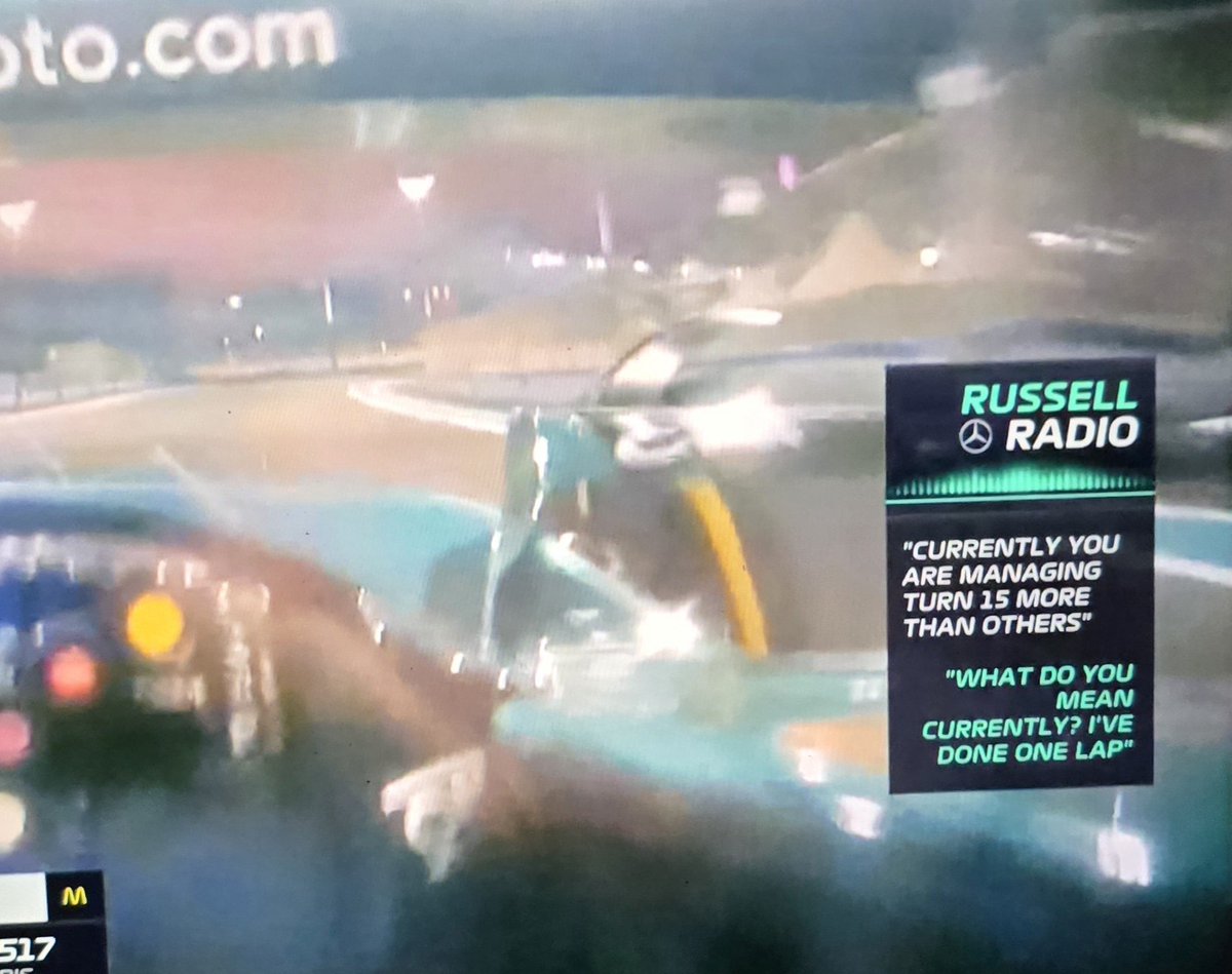 linalan01's tweet image. #AbuDhabGP #F1 #Practice2 #FP2 the radio of #GeorgeRussell