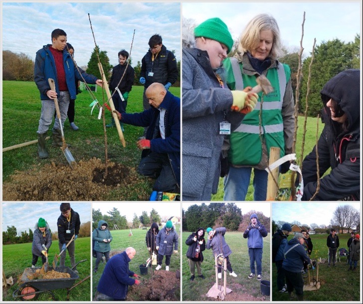 Supported Learning students and staff from East Sussex College’s Hastings campus recently joined a tree-planting initiative at Coronation Gardens Recreation Ground in Battle, following the successful funding secured for the site. 🌲escg.ac.uk/blog/students-…
#ESCG #Sustainability 💚