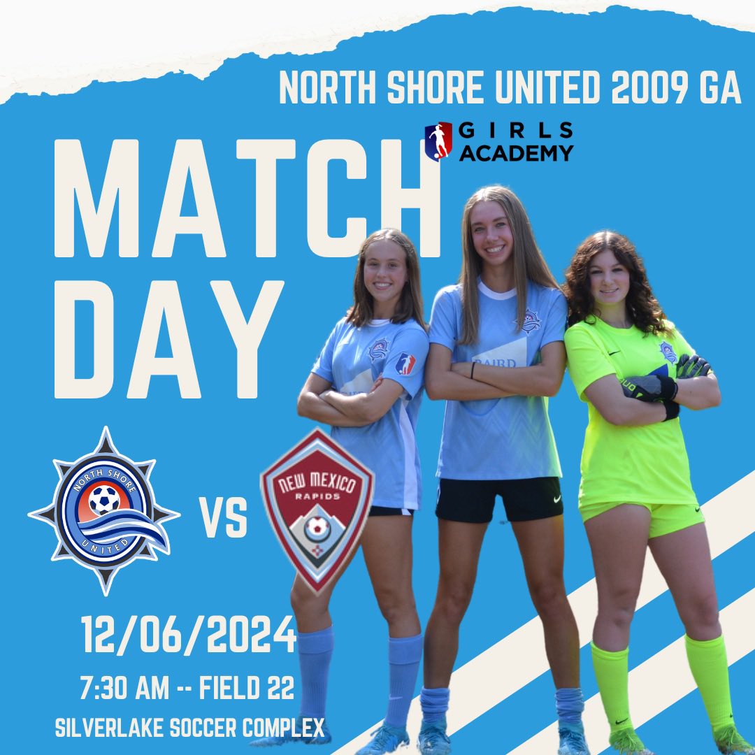 NSU2009GA's tweet photo. It’s game day at the GA Showcase. 
Let’s go NSU! 
@GAcademyLeague @NSU_Soccer 
#WeAreUnited https://t.co/omrHreUhpq