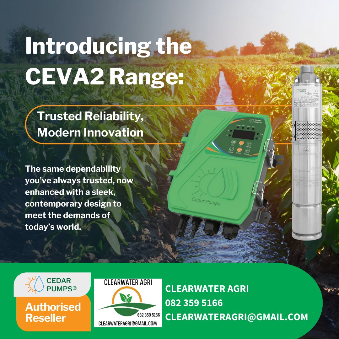 The new CEVA2 pumps come with a distinctive Cedar Green controller and include a 2-year warranty for added peace of mind.

Available Models:

CEVA2 55
CEVA2 80
CEVA2 100
CEVA2 150
CEVA2 180
Just ask for the green box !