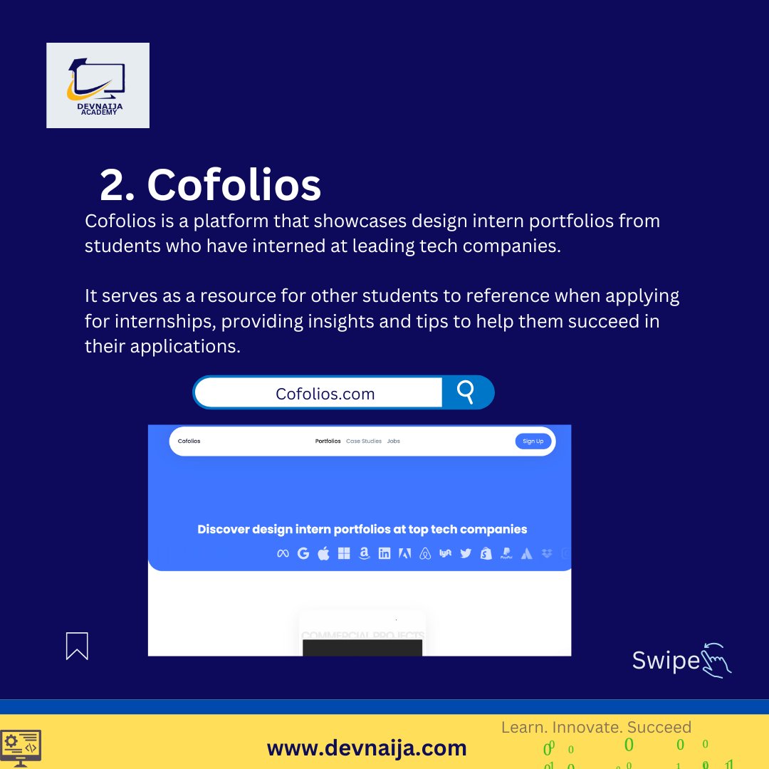 DevnaijaAcademy's tweet image. The best tools for building your portfolio website 🚀.
Be sure to save and share them with a programmer.
#portfolio #PWA #WebDevelopmentTutorials #MaterialUI #Bootstrap #softwaredeveloper #webdevelopment #FullStackDeveloper #frontenddevelopment #backenddevelopment