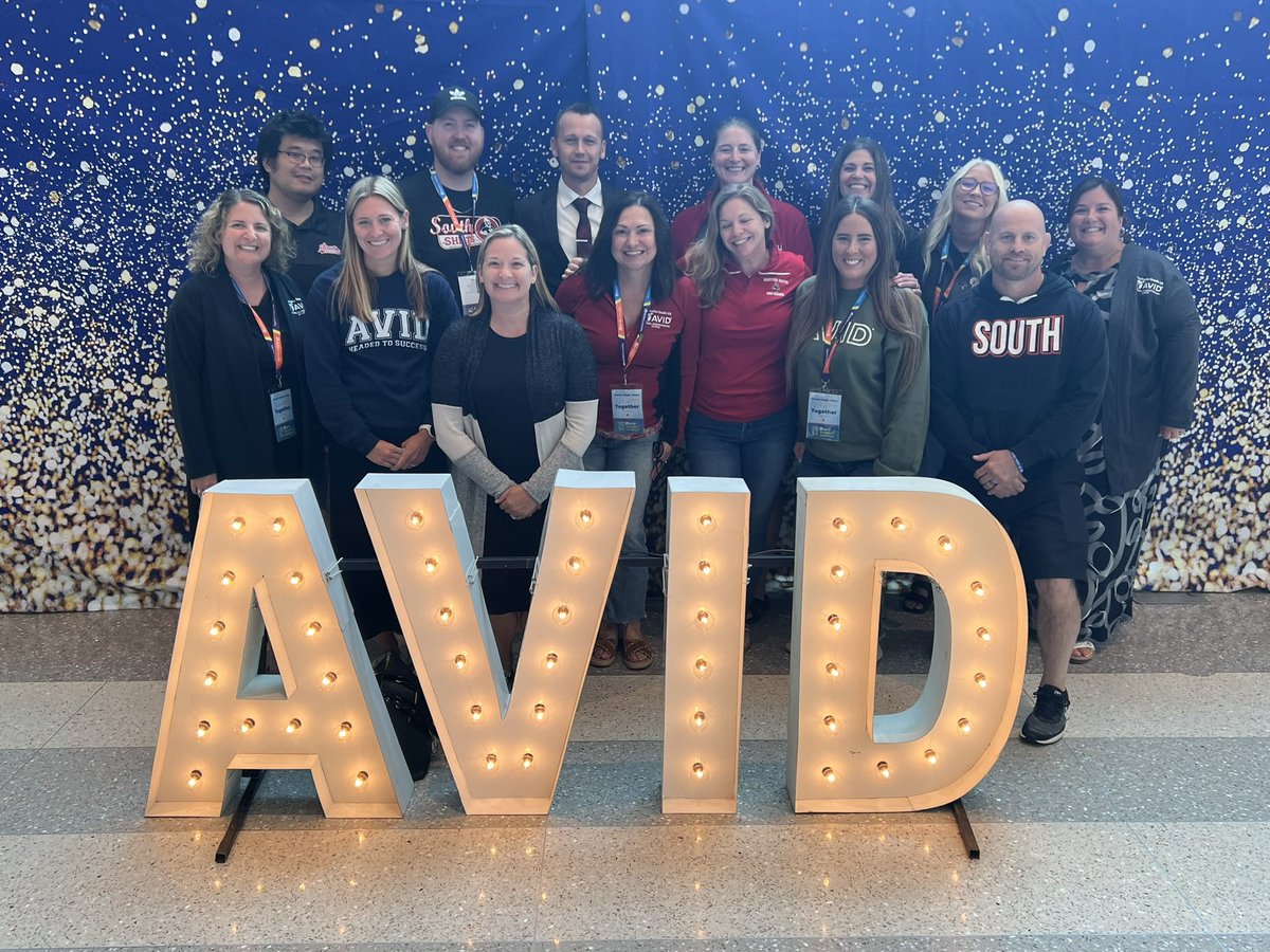 Yesterday, Waukesha South was revalidated as an <a href="/AVID4College/">AVID</a> National Demonstration School acknowledging the incredible instructional strategies and AVID elective opportunities at our proud school. It has been an unforgettable journey these last 16 years! #southside #bestside