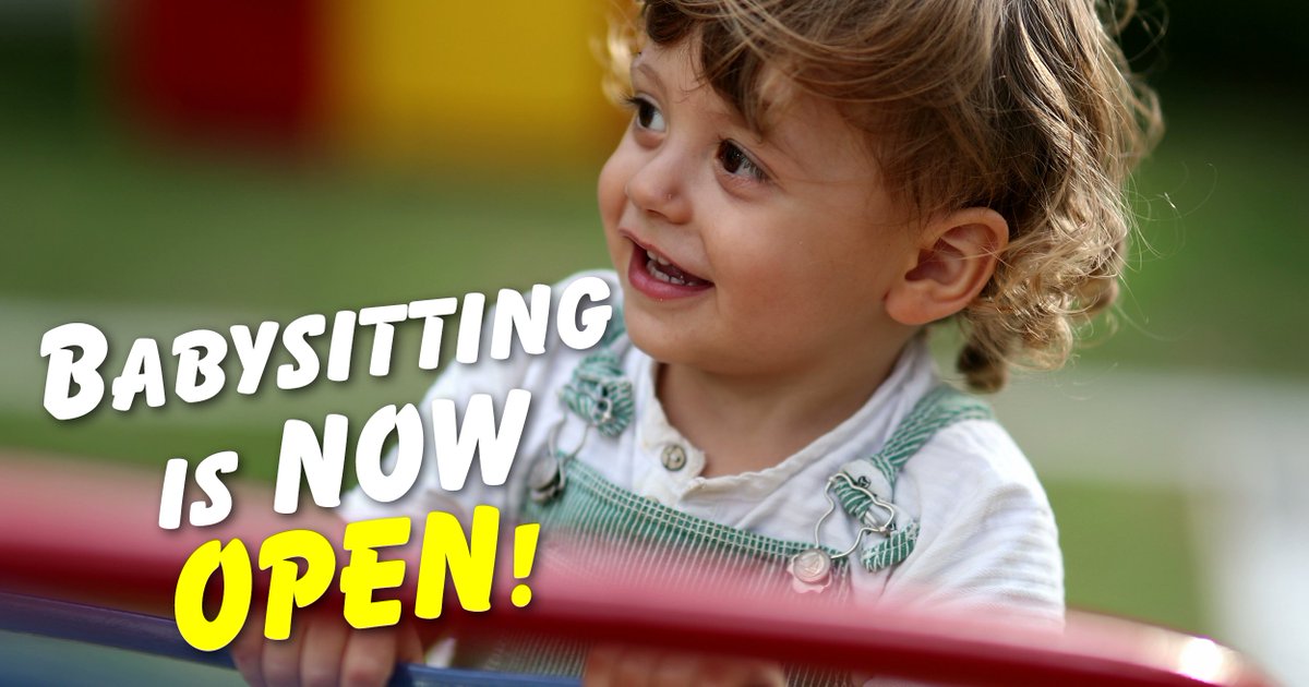 jcc_gnh's tweet photo. Babysitting is open for winter! It will be held in the Fleischman Family Center for children ages 6 mos to 8 yrs. Only 10 children will be in the room maximum. Available for purchase from the registrar or call (203) 387-2424. A five pack will be $50 and a ten pack will be $100. https://t.co/a1PvXr0IVG