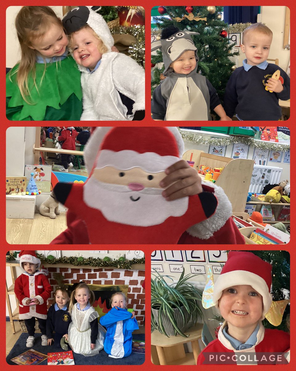 Nursery has been very busy this week, lots of Christmas activities, counting, cutting, baking, painting and dressing up!🎄🎅
@ComberbachMrsY 
@ComberbachMrsH