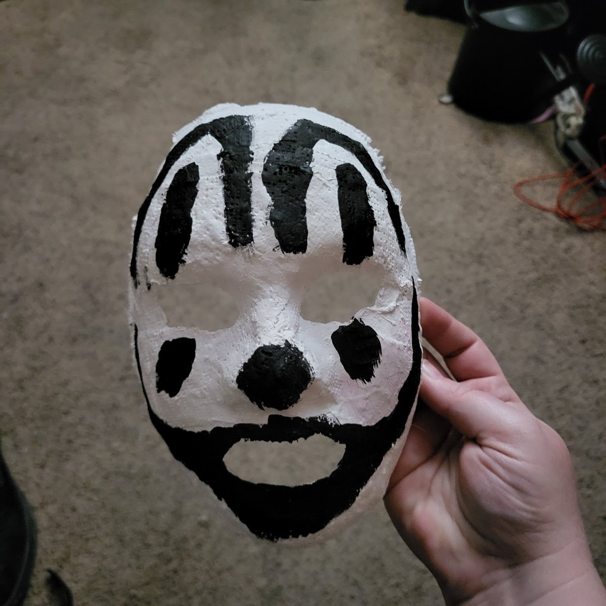 toxickaly's tweet photo. @TheRealViolentJ my 14 year old daughter made this in art (no the teacher doesn't know ICP lol) .. thought I'd share since she did great! https://t.co/eLA4hXULYe