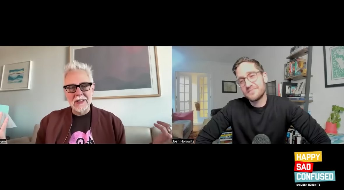 AlexEstebanDC's tweet photo. James Gunn ha concedido una entrevista para el podcast 'HAPPY SAD CONFUSED' de casi 1 hora de duración.

En este hilo recojo lo más interesante e importante de todo lo que dijo 🧵🪡 https://t.co/Pqu03uXZD0