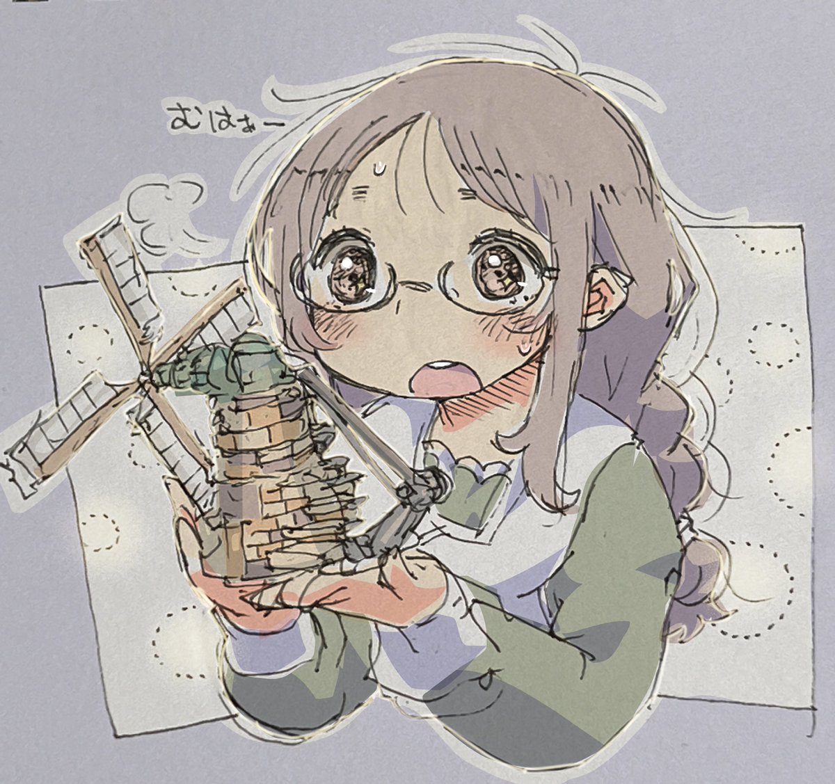 こんな感じで描いてます 